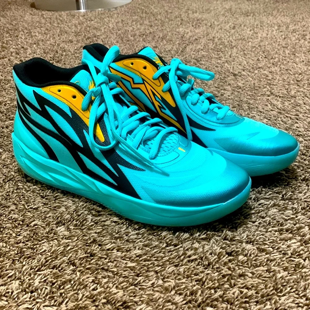 Puma | Shoes | Puma Melo Nwot Mb2 Mid Honeycomb Elektro Aqua 